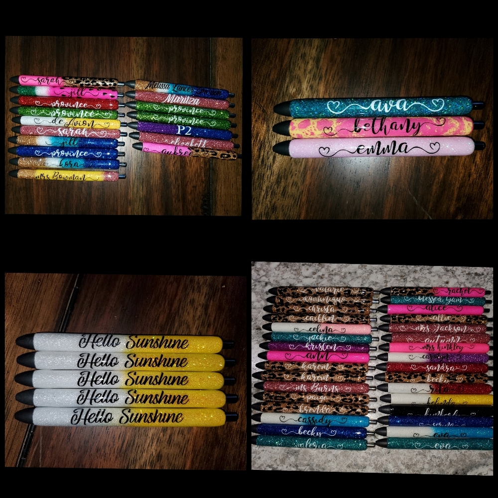 100% Customizable Refillable Gel Pens!